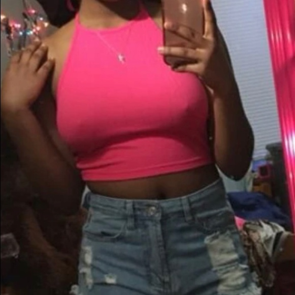 Barbie pink halter top